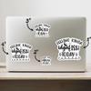 (1PC) Feeling Kinda Idgaf-Ish Today Style 3 Sticker for Phone Tablet Laptop Car Truck Window | 4" Sticker | view 2
