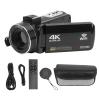 Stylebest Video Camera Camcorder 4K 56MP HD 18X Digital Zoom 3 Inch Rotation Touchscreen Digital Video Recorder with Remote for Travel Vlogging view 1