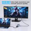 Laptop USB C Hub, 8-in-1 Docking Station, 1000Mbps Ethernet, HDMI 4K60Hz, 2 USB 3.0 + 2 USB-C Ports Adapter, PD 100W MAX Charging(Data), SD/TF Card Reader for MacBook Pro/Dell XPS/HP/Lenovo etc view 4
