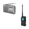 XHDATA D219 Radio(Gray) and XHDATA E-100 walkie Talkie view 1