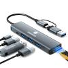 DAGUAIKA USB C Hub, 5-in-1 USB C/A Docking Station, RJ45 10/100/1000 Gbps Ethernet Adapter, Driver Free, 3 USB A 3.0, PD100W Charging for MacBook, iPad Pro, Surface Laptop, Chromebook, etc view 1