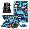 ACWDMKH for iPad Pro 13 Inch Case 2024 (M4),360 Degree Rotating Swivel PU Leather Stand Flip Folio Cover with Auto Wake/Sleep Case for iPad Pro 13 Inch 2024,Cartoon Dinosaur view 1