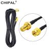 BAHDB RG174 RP-SMA WiFi Extension Cable Male to Female Feeder Wire Pure Copper for Coaxial Wi-Fi Network Card Router Antenna(3M) view 2