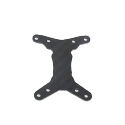 Apply to 123mm 2.5inch Carbon Fiber Frame Kit 2.5mm Arm Support 1104/1106 Motor,Used Compatible with RC Racing Long Range Drone(Bottom Plate)