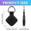 Custom Silicone Case for Tile Mate 2024/Mate 2022 Tracker with Keychain Personalized Name Text Scratch Resistant Cover Holder for Tile Tracker for Pets Cat Dog Collar Keys Bags view 3