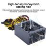 HEPUP 2000W Mining Power Supply Asic Bitcoin New Gold Power 2000W Plus ETH Power Supply ATX Mining Machine Support 8 GPU Cards PSU ATX view 3