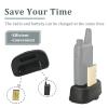 2 Pack KD-C1 Two Way Radio Charger Dock USB-C Charging for T20 Walkie Talkie RT22S Charger Desktop view 2