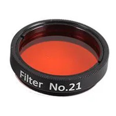 1.25" Color Set (6 Pieces) for Astronomical Telescopes Ocular Lens(Orange)