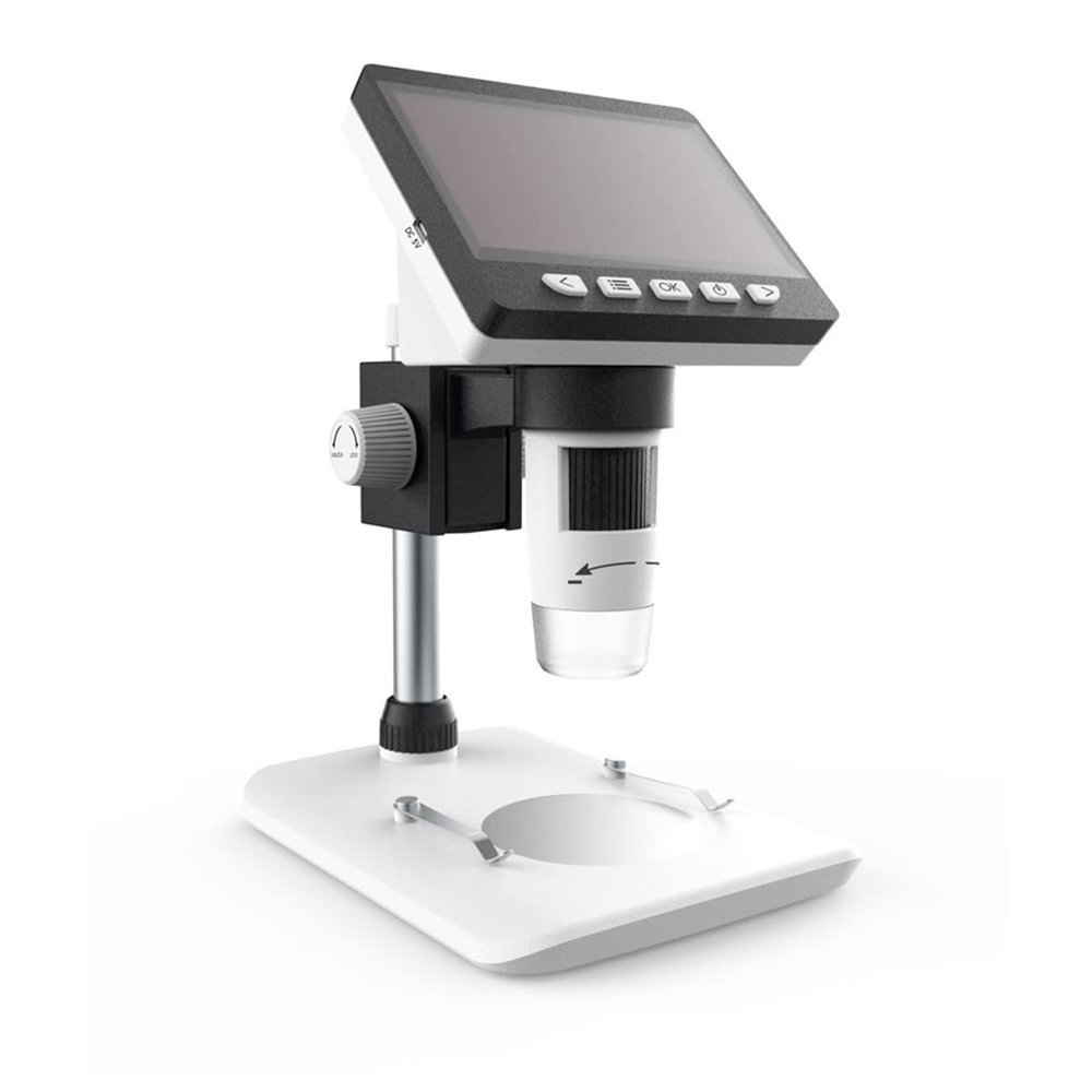 Lab Microscope Accessories Multifunction Digital LCD Desktop Microscope Portable 4.3 Inches Dual Power Supply Mode