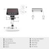 Lab Microscope Accessories Multifunction Digital LCD Desktop Microscope Portable 4.3 Inches Dual Power Supply Mode view 2