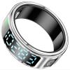 CNBRO Smart Ring for Men Women Health Ring Heart Rate Monitor Blo-Oxy Fitness Tacker Ring Sleep Monitor Calories Step Counter Waterproof Gesture Remote Control Compatible with iOS Android Phones view 1