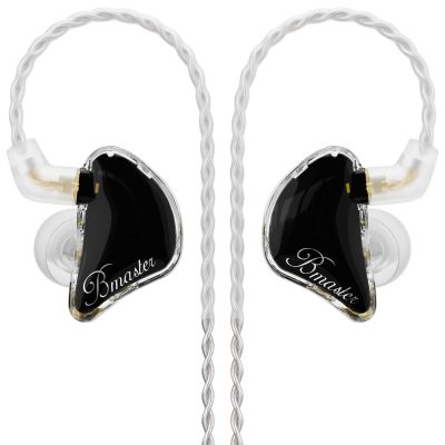 BASN Bmaster Triple-Driver in Ear Monitor Headphones for Musicians, Black