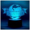 Globe Light up Sign, The World is Yours, Scarface Nightlight, Movie Memorabilia, Gift for World Traveler view 1