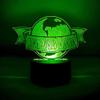 Globe Light up Sign, The World is Yours, Scarface Nightlight, Movie Memorabilia, Gift for World Traveler view 2