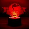 Globe Light up Sign, The World is Yours, Scarface Nightlight, Movie Memorabilia, Gift for World Traveler view 3