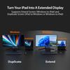 j5create iPad/iPhone to Windows Collaboration Sharing Hub, Use iPad as a Second Display for Windows Laptop, Transfer Files Between iPhone and Win PC, Wormhole Switch CrossLink (JCH422) view 2