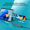 j5create iPad/iPhone to Windows Collaboration Sharing Hub, Use iPad as a Second Display for Windows Laptop, Transfer Files Between iPhone and Win PC, Wormhole Switch CrossLink (JCH422) view 3