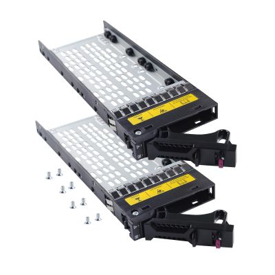 2-Pack Hard Drive Tray Caddy 2.5" SFF SAS/SATA SSD Bracket P14405-001 Hard Drive Bracket Compatible for HPE MSA M2 1060 2060 2040 M2