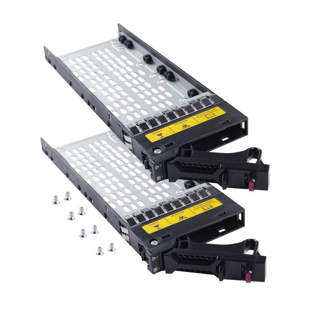 2-Pack Hard Drive Tray Caddy 2.5" SFF SAS/SATA SSD Bracket P14405-001 Hard Drive Bracket Compatible for HPE MSA M2 1060 2060 2040 M2