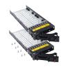 2-Pack Hard Drive Tray Caddy 2.5" SFF SAS/SATA SSD Bracket P14405-001 Hard Drive Bracket Compatible for HPE MSA M2 1060 2060 2040 M2 view 1