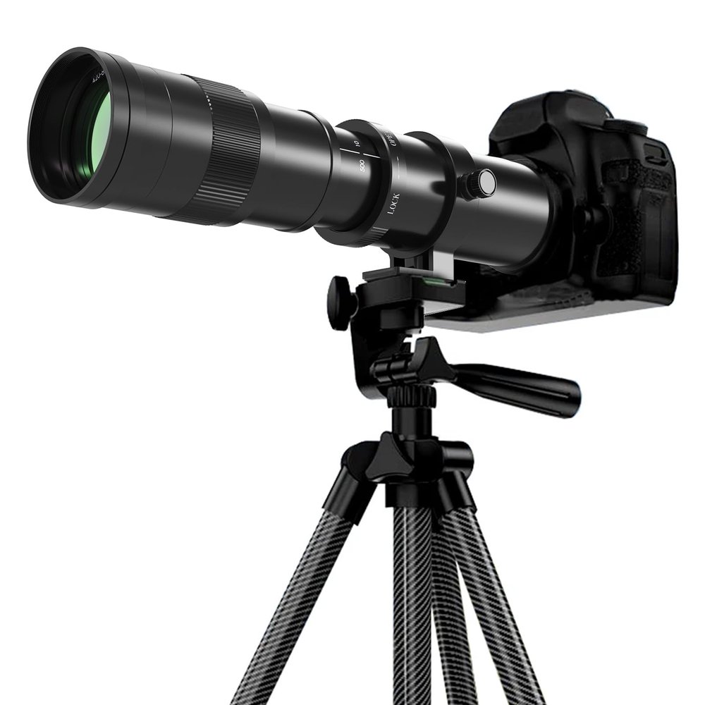 BENOISON Telephoto Lens for Nikon - F Lens 420-800mm for Nikon DSLR, Manual Focus MF Zoom Lens for Nikon D3500 D850 D7500 D5600 D3400 D500 D7200 D5500 D750 D810 D3300 D5300 D610 D7100 D5200 etc