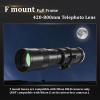 BENOISON Telephoto Lens for Nikon - F Lens 420-800mm for Nikon DSLR, Manual Focus MF Zoom Lens for Nikon D3500 D850 D7500 D5600 D3400 D500 D7200 D5500 D750 D810 D3300 D5300 D610 D7100 D5200 etc view 2
