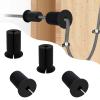4 Pcs Starlink Cable Routing Kit for 1 Inch Wall Hole, Starlink Wall Grommet, Perforated Silicone Grommet, Cable Punch Grommet (Cable Routing Grommet(Black)) view 1