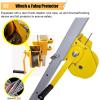 ZDJZMGZ Telescopic 7' Legs 1800lbs Winch Confined Space Rescue Tripod, Multifunction Tripod kit for Wellhead Exploration Construction Sits Power Engineering view 3