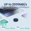 DIGIERA 4TB Magnetic Portable SSD, External Solid State Drives with USB-C 3.2 Gen 2x2, Speed Up to 2000MB/s, Compact & Durable, Compatible with iPhone 15/16 Series and Other USB-C Devices, Black view 4
