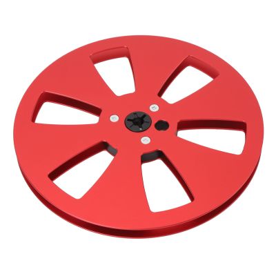 1/4 7 Inch Empty Reel, Empty Tape Reel for Reel to Reel Tape Recorder for Open Reel Sound Deck, Aluminum Alloy Recording Takeup Reel with 6 Hole, Replacement Opening Machine Part