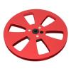 1/4 7 Inch Empty Reel, Empty Tape Reel for Reel to Reel Tape Recorder for Open Reel Sound Deck, Aluminum Alloy Recording Takeup Reel with 6 Hole, Replacement Opening Machine Part view 1