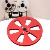 1/4 7 Inch Empty Tape Reel, Aluminum Alloy Recording Takeup Reel with 3 Hole for Reel to Reel Tape Recorder for Open Reel Sound Deck (Red Black) view 4