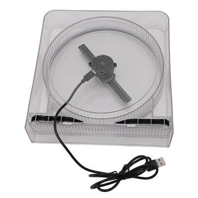 3D Hologram Fan, 14cm 128 LED Holographic Projector with 170 Viewing Angle, 2000x128 Resolution App Control 3D LED Fan Display for Business, Store Shop, Party