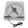 3D Hologram Fan, 14cm 128 LED Holographic Projector with 170 Viewing Angle, 2000x128 Resolution App Control 3D LED Fan Display for Business, Store Shop, Party view 1