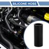 X AUTOHAUX Straight Coupler Silicone Hose 22mm/0.87" ID 2.99" Length 0 Degree Universal Car Silicone Hose Coolant Hose 3-Ply 4mm Thickness Air Intake/Turbo/Intercooler Piping Tube Black 1 Pcs view 2