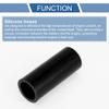 X AUTOHAUX Straight Coupler Silicone Hose 22mm/0.87" ID 2.99" Length 0 Degree Universal Car Silicone Hose Coolant Hose 3-Ply 4mm Thickness Air Intake/Turbo/Intercooler Piping Tube Black 1 Pcs view 4