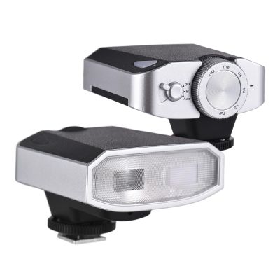 Camnoon Universal Mini Camera Flash On-Camera Flash Light 6000K Speedlite 6-Level Brightness Manual/Auto Flash with Fill Light Replacement for Fujifilm Ricoh Olympus Panasonic Canon Nikon Cameras