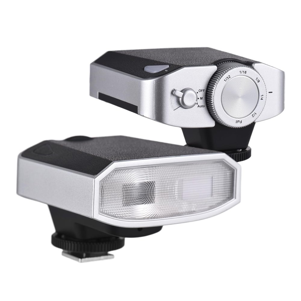Camnoon Universal Mini Camera Flash On-Camera Flash Light 6000K Speedlite 6-Level Brightness Manual/Auto Flash with Fill Light Replacement for Fujifilm Ricoh Olympus Panasonic Canon Nikon Cameras