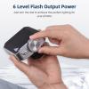 Camnoon Universal Mini Camera Flash On-Camera Flash Light 6000K Speedlite 6-Level Brightness Manual/Auto Flash with Fill Light Replacement for Fujifilm Ricoh Olympus Panasonic Canon Nikon Cameras view 4
