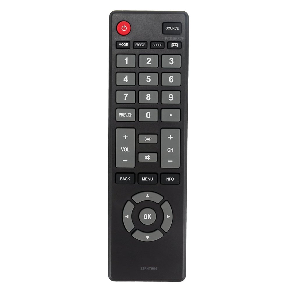 32FNT004 Replace Remote fit for Emerson LED LCD TVs LF320EM5F LF391EM4 LF391EM4A LF391EM4F LF401EM5 LF402EM6 LF402EM6F LF461EM4 LF461EM4A LF501EM4 LF501EM4A LF501EM4F LF501EM5 LF501EM5F LF501EM6F