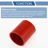 X AUTOHAUX Straight Coupler Silicone Hose 60mm/2.36" ID 0 Degree Red 1 Pcs view 4