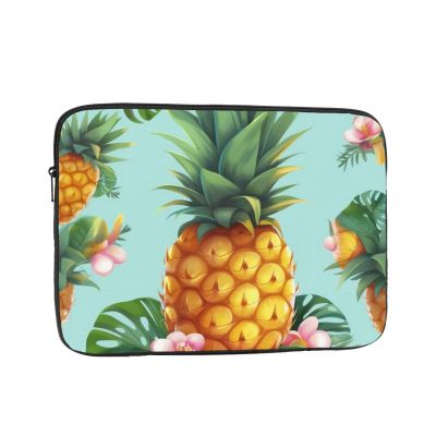 Tropical Pineapple Laptop Sleeve Case 10 inch Laptop Bag Shockproof Protective Notebook Case Computer Carrying Bag Case
