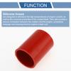 X AUTOHAUX Straight Coupler Silicone Hose 51mm/2.01" ID 2.99" Length 0 Degree Universal Car Silicone Hose Coolant Hose 3-Ply 4mm Thickness Air Intake/Turbo/Intercooler Piping Tube Red 1 Pcs view 4