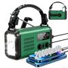 20000mAh Emergency Solar Crank Radio, AM/FM/NOAA Weather, Phone Charger view 1