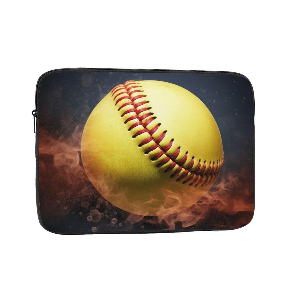 Softball Laptop Sleeve Case 10 inch Laptop Bag Shockproof Protective Notebook Case Computer Carrying Bag Case