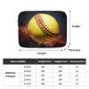 Softball Laptop Sleeve Case 10 inch Laptop Bag Shockproof Protective Notebook Case Computer Carrying Bag Case view 2