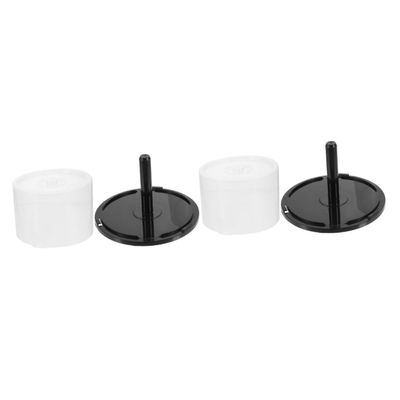 OSOLADY 4pcs Portable Cd Dvd Storage Buckets Organize Protect Your Disc Collection to Discs Each for Home Travel Use