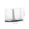 OSOLADY 4pcs Portable Cd Dvd Storage Buckets Organize Protect Your Disc Collection to Discs Each for Home Travel Use view 4