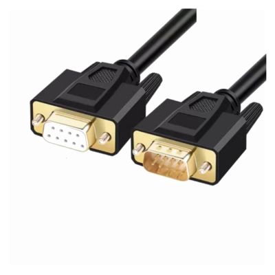 ACGTUY Gold-Plated 9-pin Serial Line RS232 COM Data Line DB9 Male Female Direct Connection Line(0.5m,DB9M-DB9F)