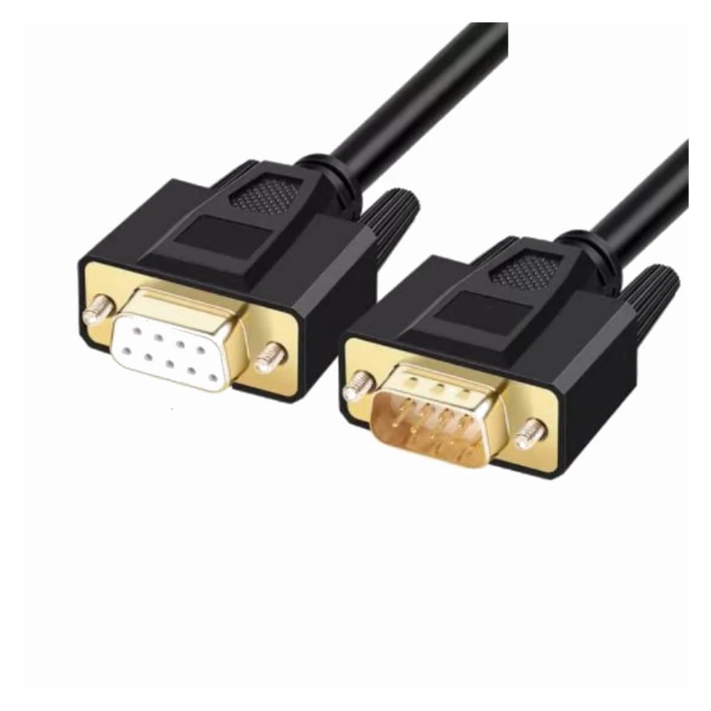 ACGTUY Gold-Plated 9-pin Serial Line RS232 COM Data Line DB9 Male Female Direct Connection Line(0.5m,DB9M-DB9F)